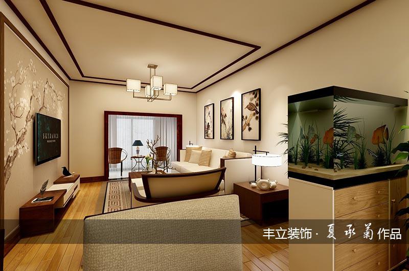 貴陽(yáng)豐立裝飾-未來(lái)方舟145㎡-中式